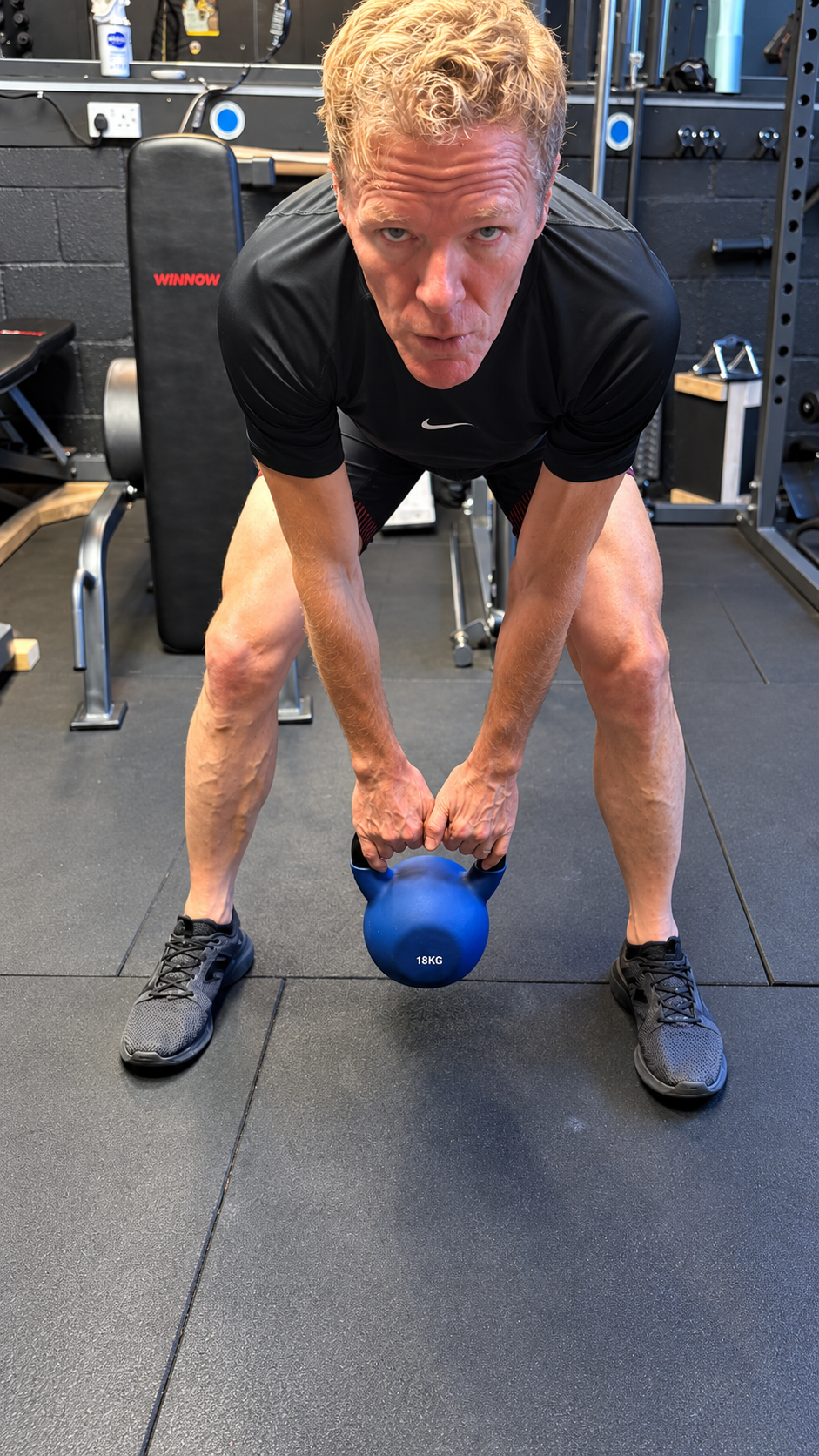 Kettlebell training technique at PH Fitness Edenderry