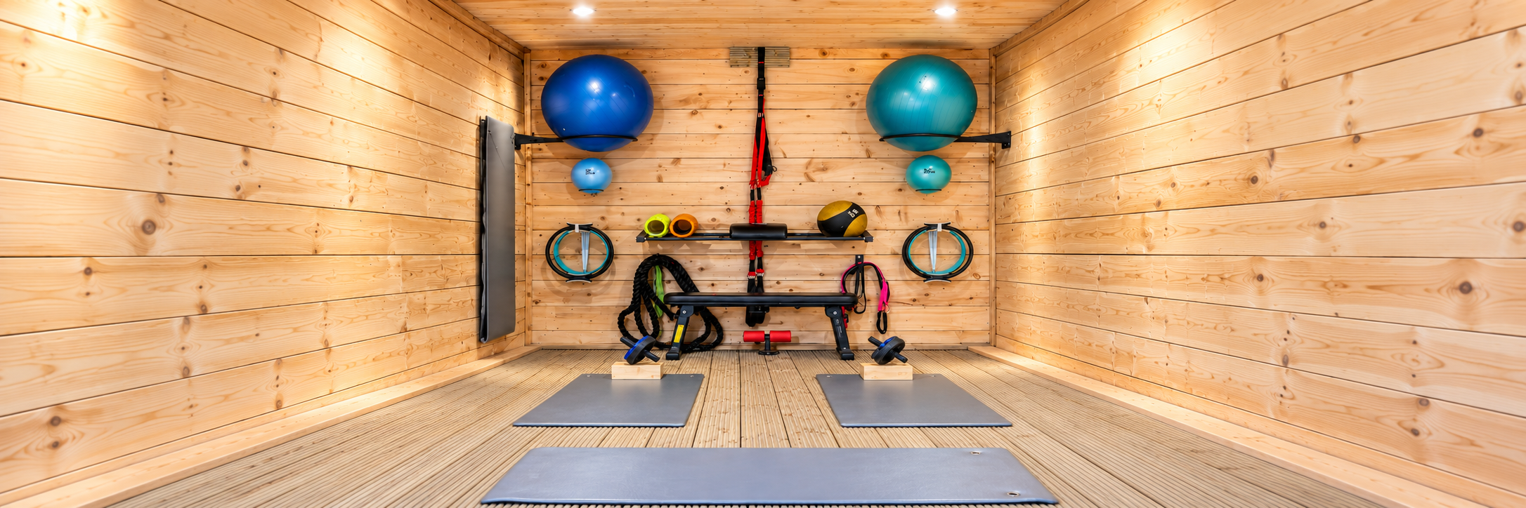 Pilates and mobility training studio at PH Fitness in Edenderry with mats, exercise balls and functional training equipment