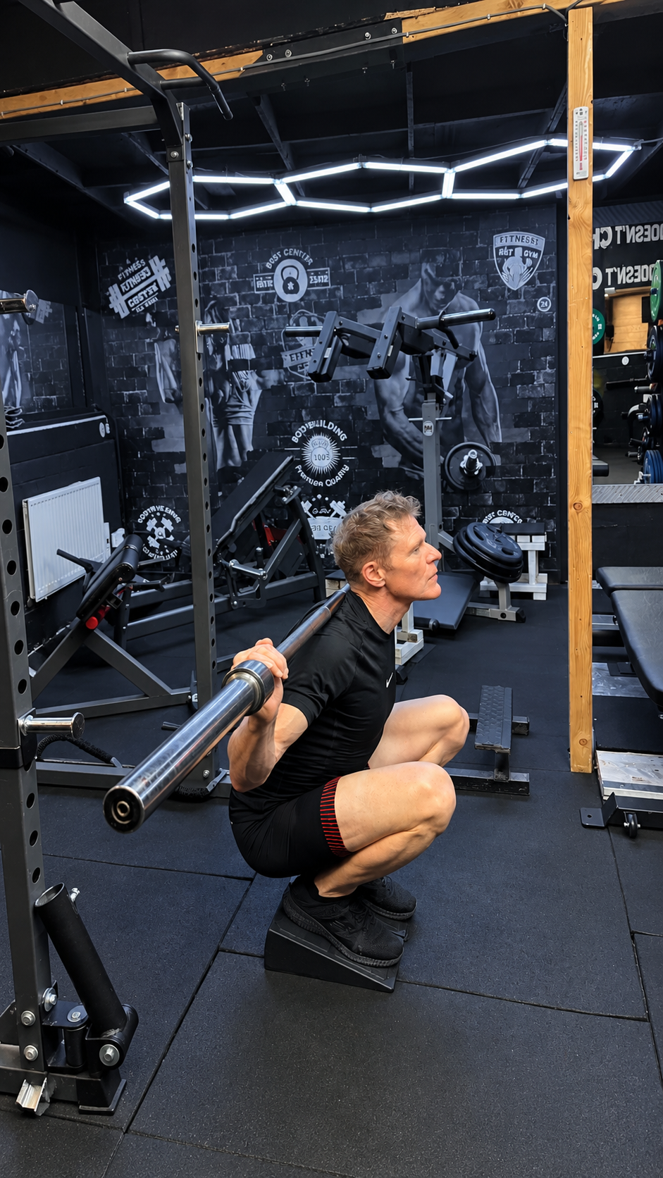 Squat depth and control training at PH Fitness Edenderry